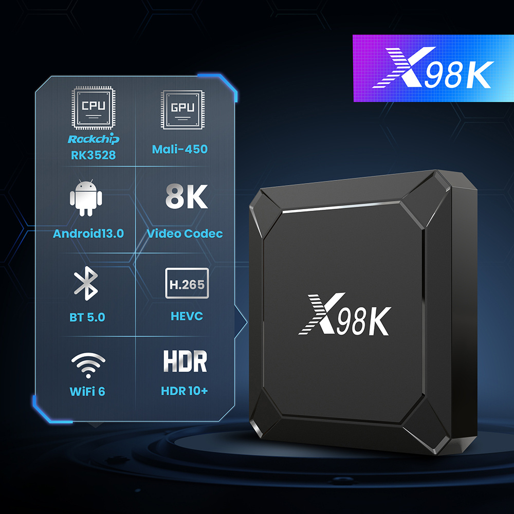 Radxa Rock 5B 16Gb - TV Box Android X98K 13, Set