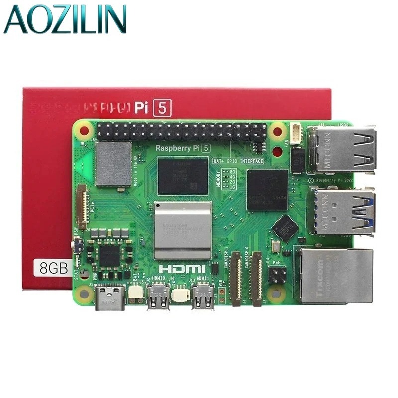 Raspberry Pi 5 8Gb Kit - Kit Papan Pengembangan Mainboard untuk Raspberry