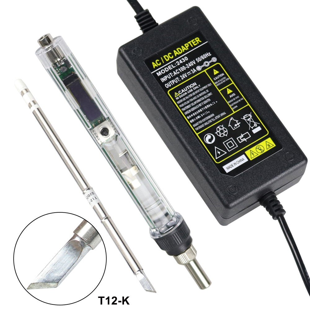 Soldering Station T12 Oled - T12 Kit Besi Solder Listrik DC