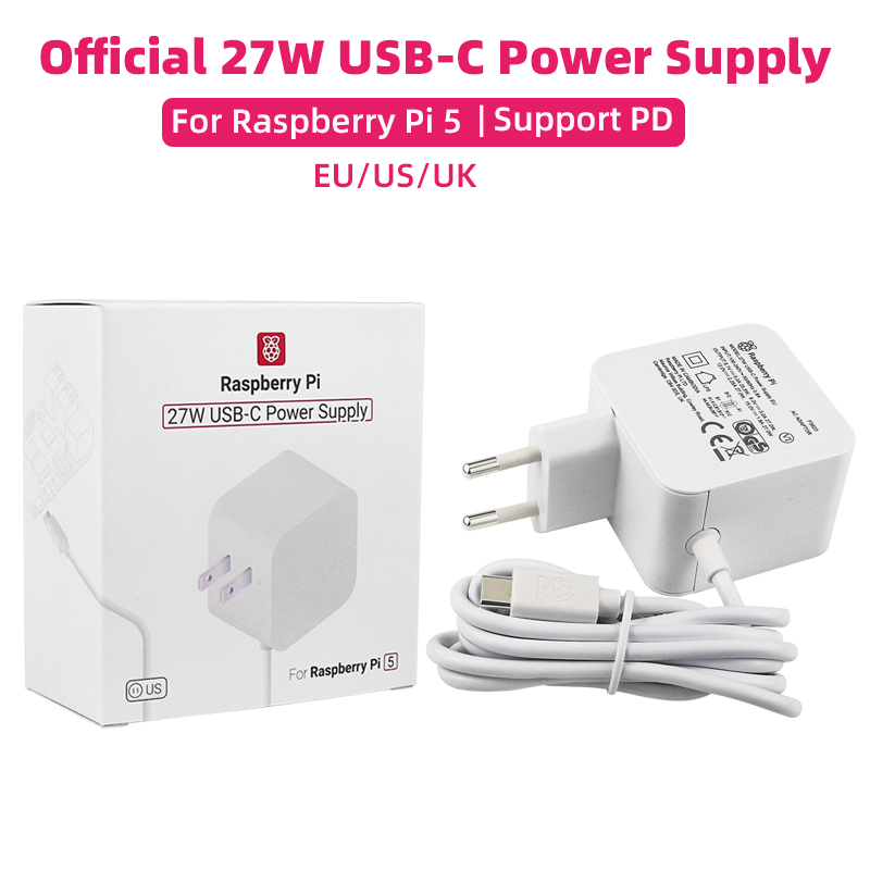 Banana Pi Bpi-M5 - Raspberry Pi 27W USB-C resmi suplai