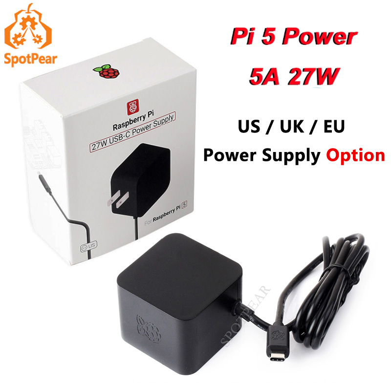 Raspberry Pi 5 8Gb Kit - Asli resmi 5V5A PD Power 27W