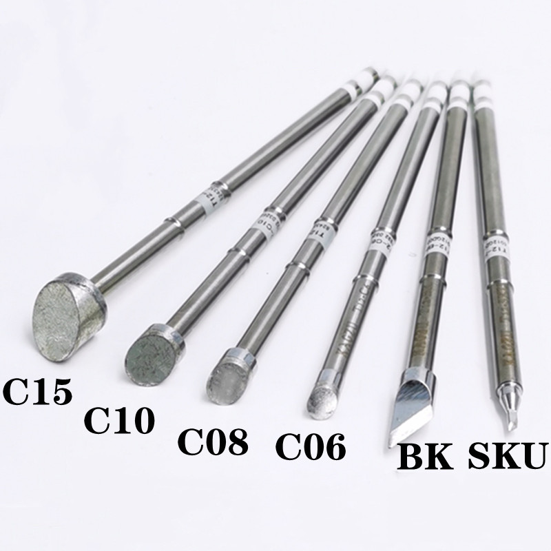 Soldering Station T12 Oled - KAGZU T12-BK/SKU/C6/C8/C10/C15 Seri Ujung Besi Las