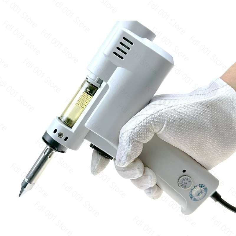 Desoldering Gun Vacuum Electric - Pistol Desolder Elektrik Pompa Ganda 100W,