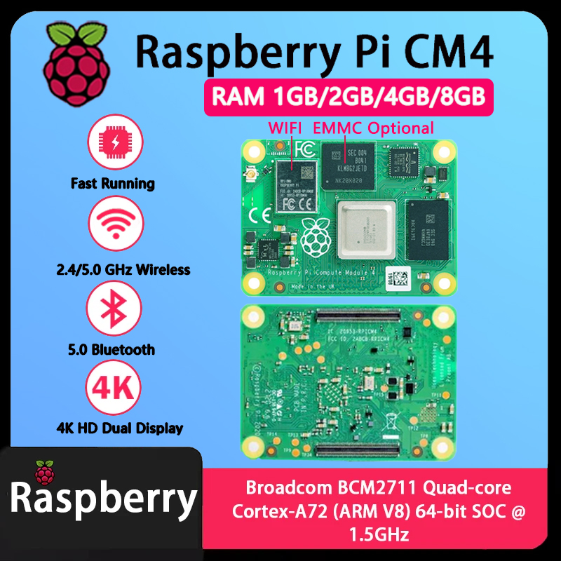 Raspberry Pi CM4 1GB/2GB/4GB/8 - Raspberry Pi Compute Module 4 8Gb 32Gb ulasan dan harga