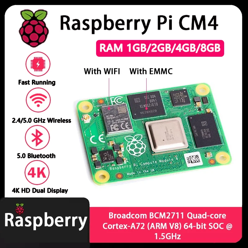 Raspberry Pi CM4 1GB/2GB/4GB/8 - Raspberry Pi Compute Module 4 8Gb 32Gb ulasan dan harga
