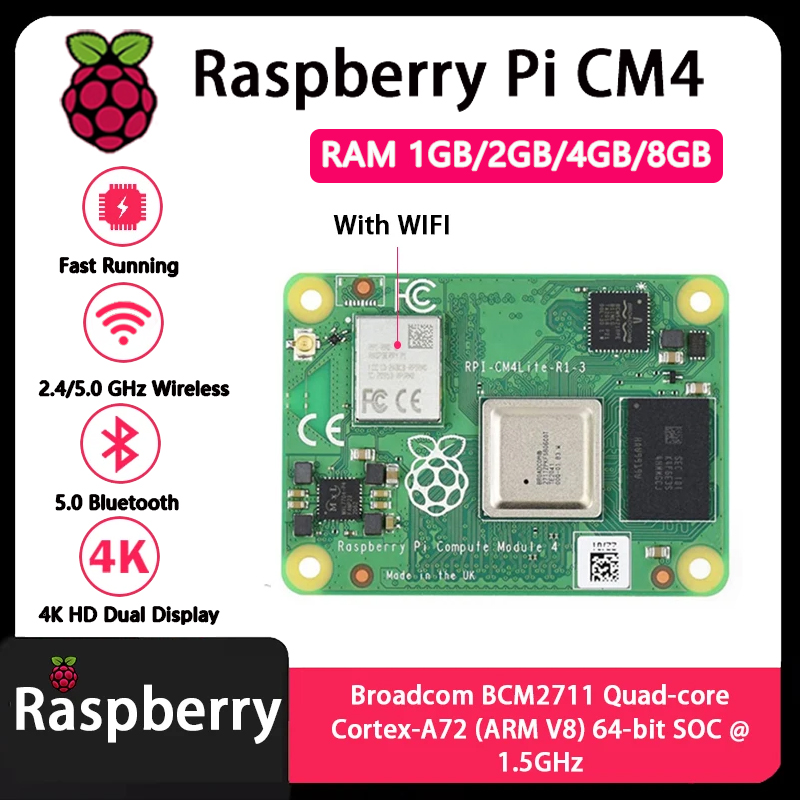 Raspberry Pi CM4 1GB/2GB/4GB/8 - Raspberry Pi Compute Module 4 8Gb 32Gb ulasan dan harga