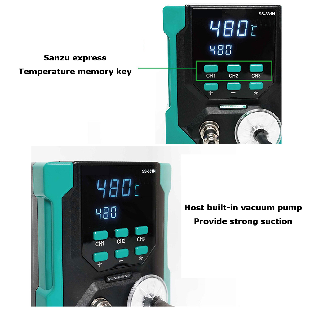 SS-331NH ESD LCD Digital Elect - Desoldering Gun Vacuum Electric ulasan dan harga