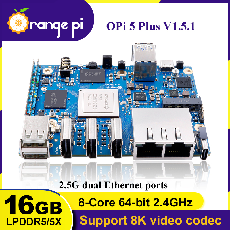 VivaChip TechOrangePi 5 Plus 1 - Orange Pi 5 Plus 16Gb ulasan dan harga