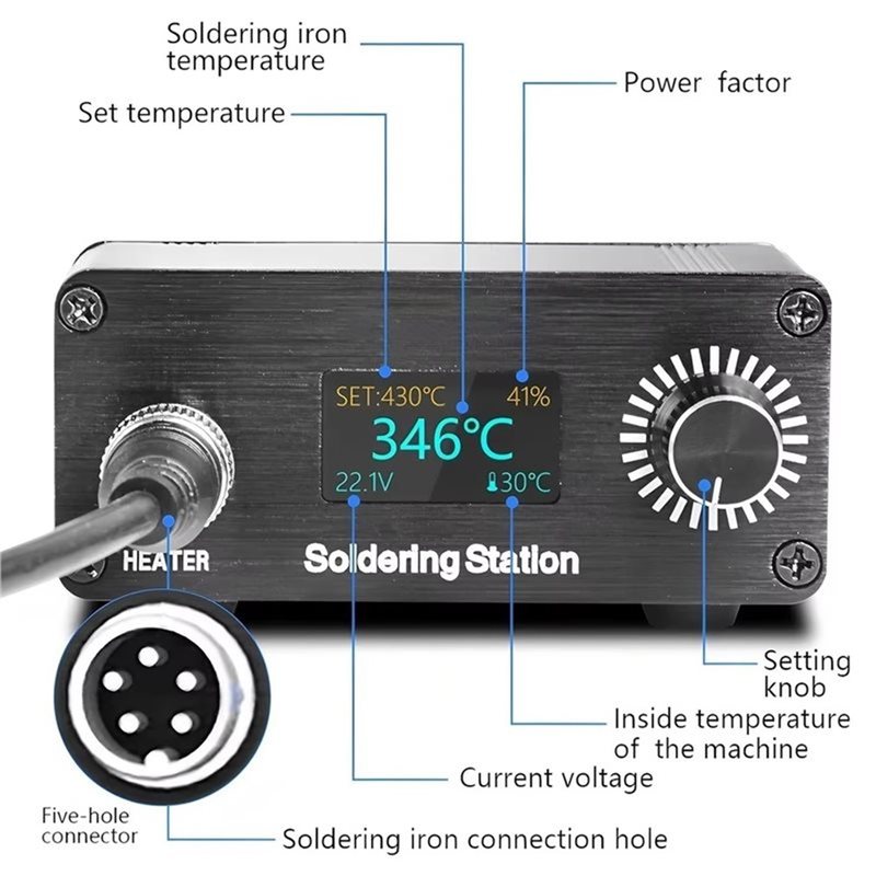 AB11-T12 Untuk Perbaikan Rumah - Soldering Station T12 Oled ulasan dan harga