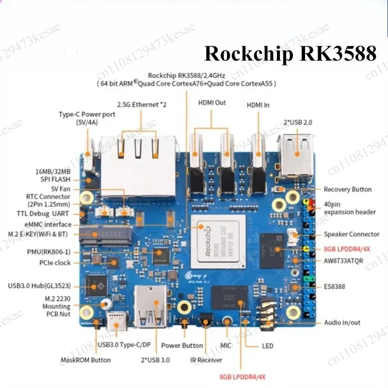 untuk Orange Pi 5 Plus 16GB RK - Orange Pi 5 Plus 16Gb ulasan dan harga