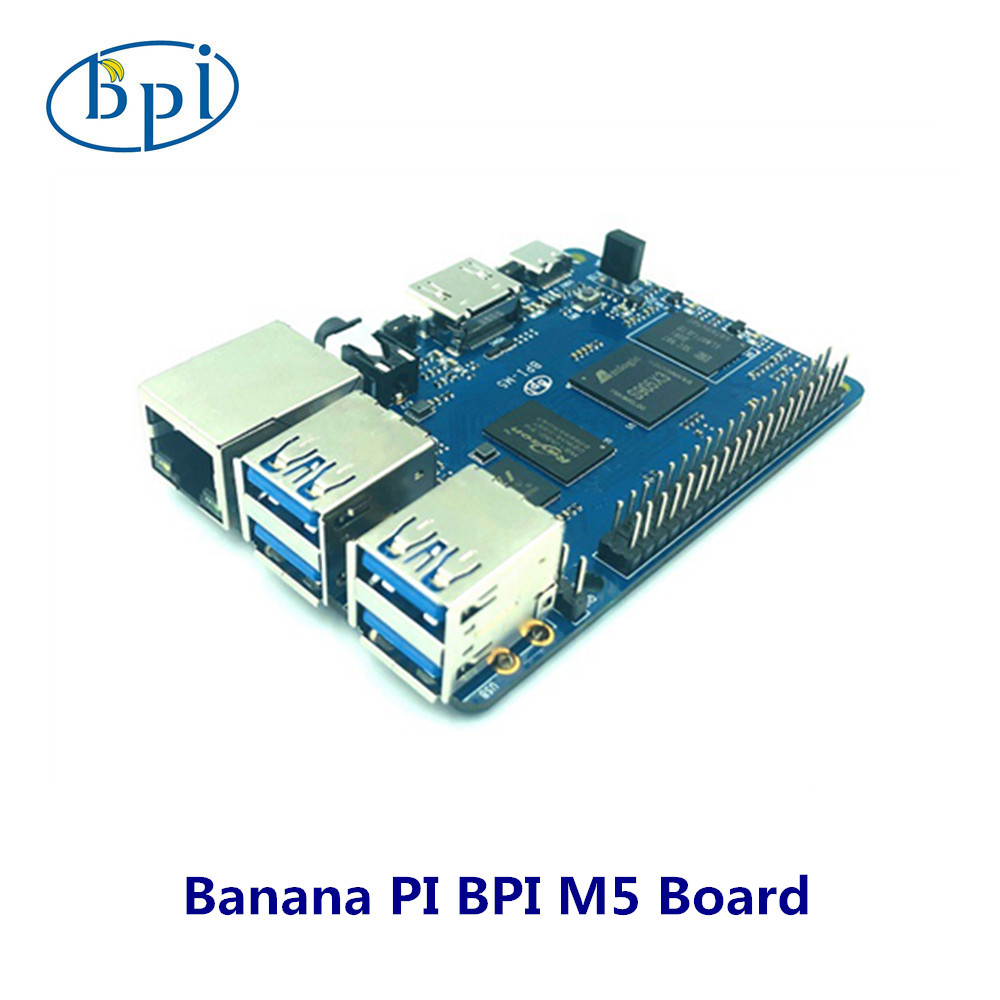 Komputer Papan Tunggal Generas - Banana Pi Bpi-M5 ulasan dan harga