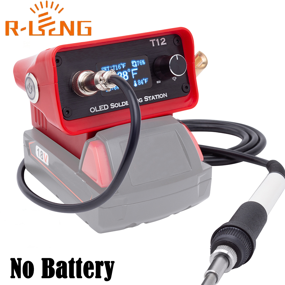 Stasiun besi solder T12 OLED S - Soldering Station T12 Oled ulasan dan harga