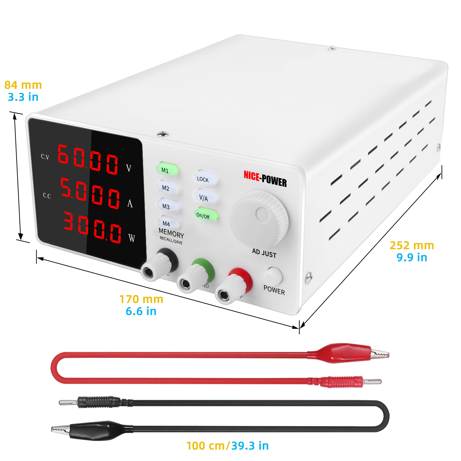 Desain Baru Catu Daya Digital  - Programmable Dc Power Supply 60V 5A ulasan dan harga