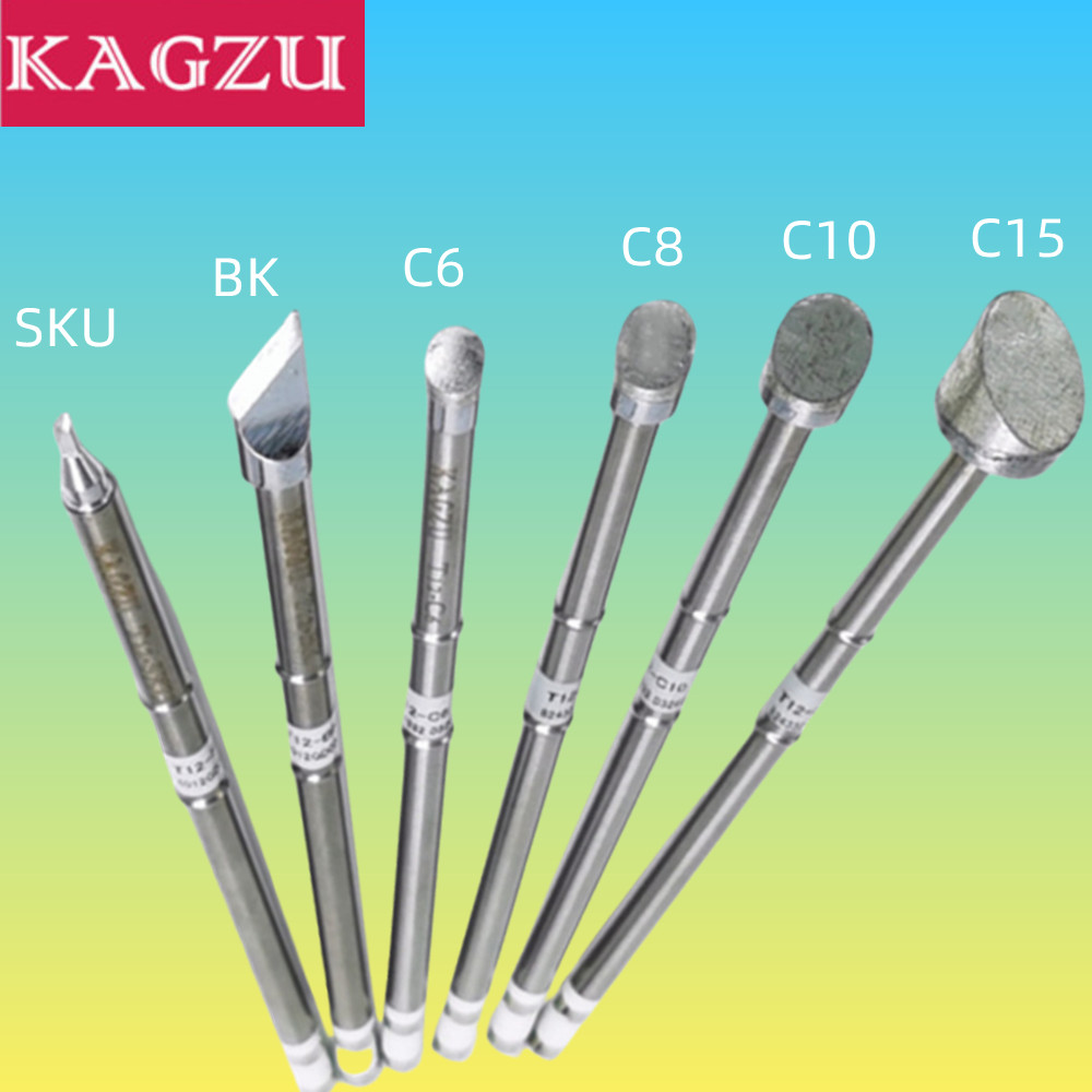 T12-BK/SKU/C6/C8/C10/C15 Ujung - Soldering Station T12 Oled ulasan dan harga