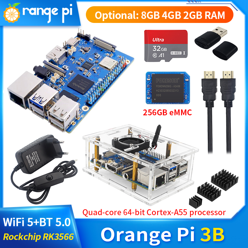 Oranye Pi 3B 8GB 4GB 2GB Ram R - Khadas Vim4 8Gb ulasan dan harga