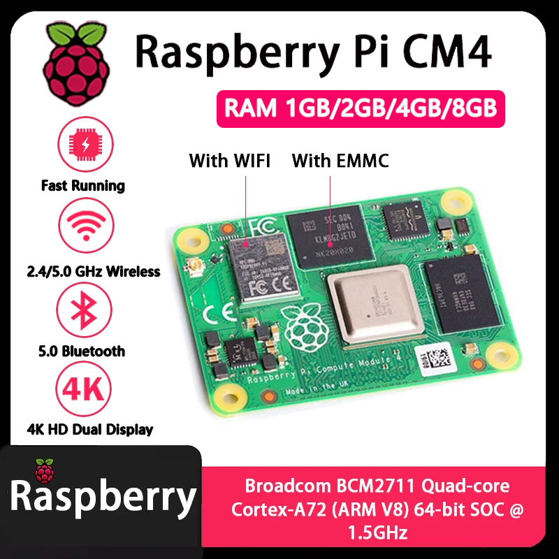 Raspberry Pi CM4 1GB/2GB/4GB/8 - Raspberry Pi Compute Module 4 8Gb 32Gb ulasan dan harga