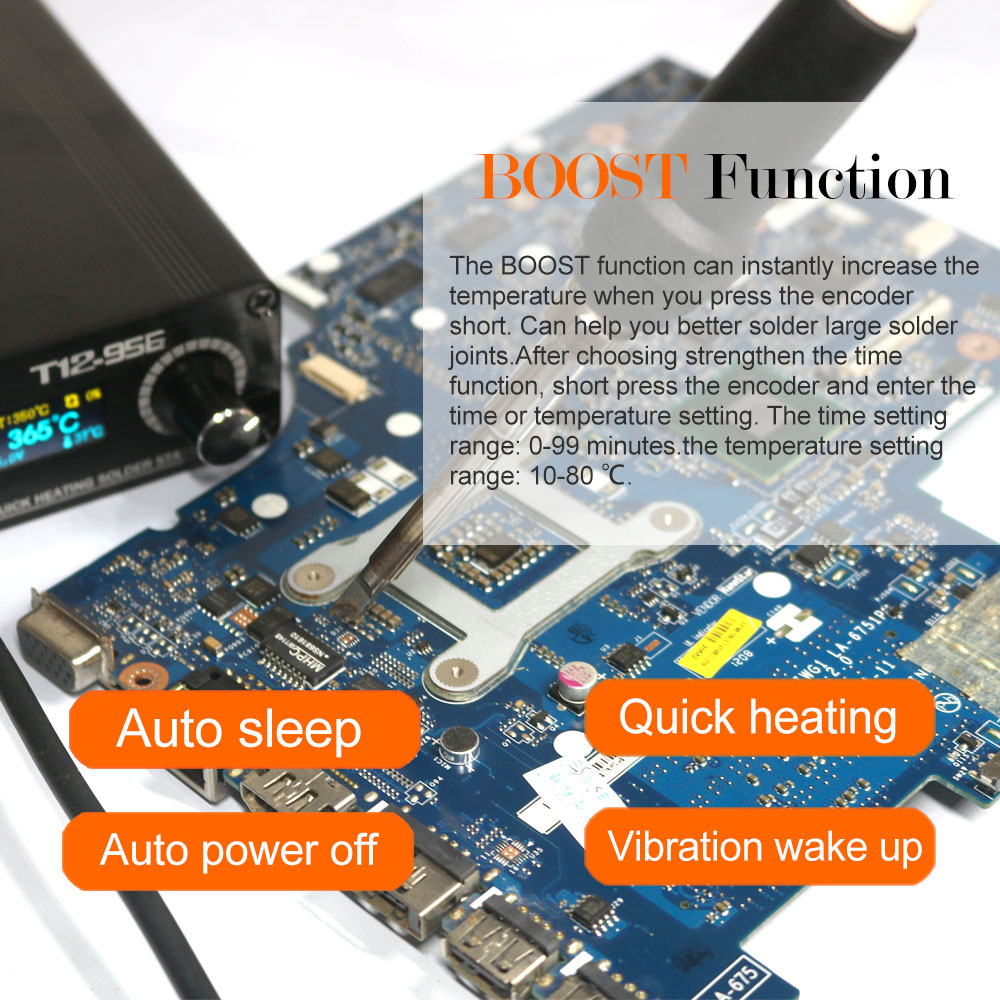 QUECOO T12-956 Solder Digital  - Soldering Station T12 Oled ulasan dan harga