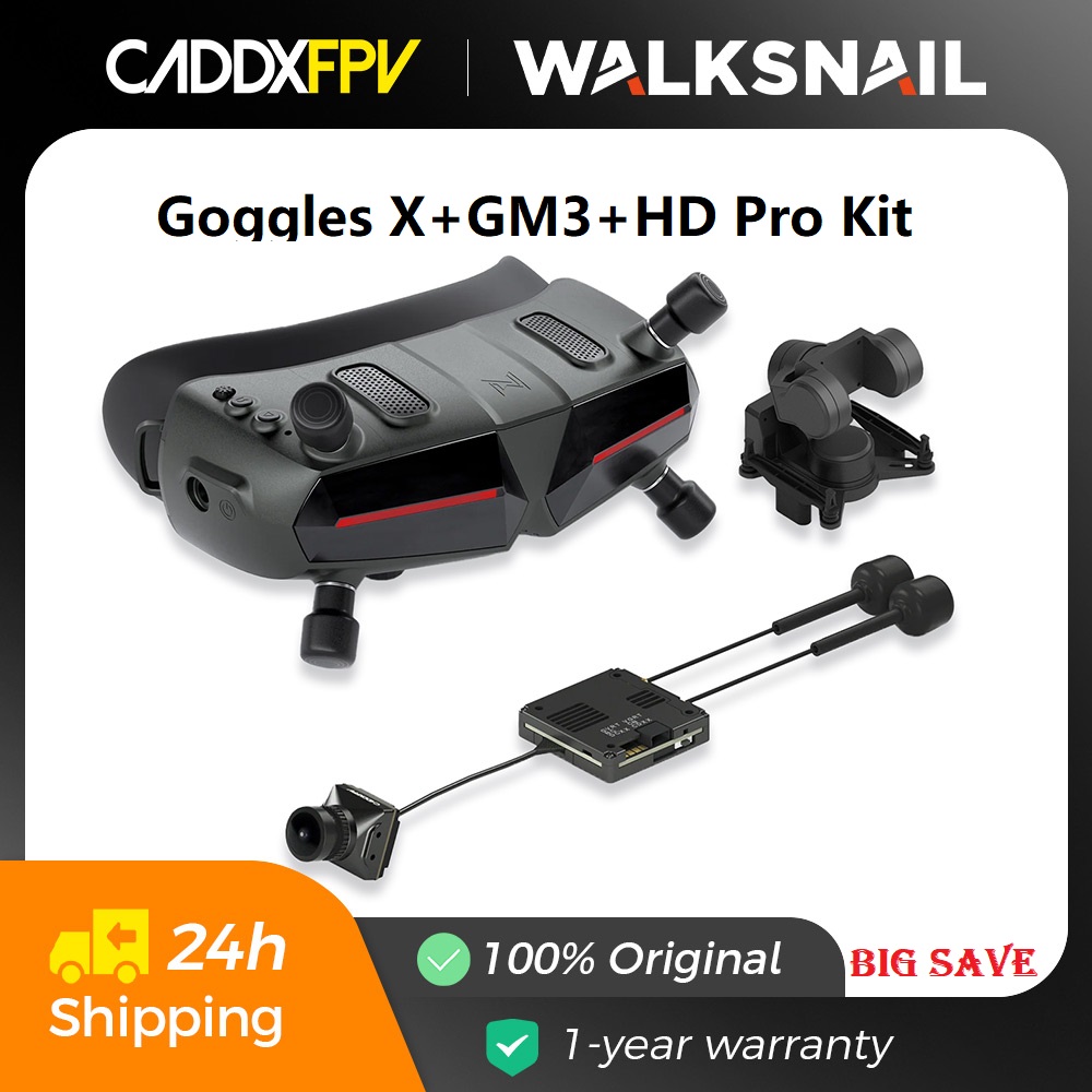 Caddx Walksnail Avatar HD Gogg - Fpv Goggles Avatar Hd Receiver ulasan dan harga